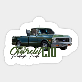 1972 Chevrolet C10 Pickup Truck Sticker